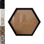 Moldura com Gravação de Folhagens Hexagonal para Quadros com Fundo MDF e Vidro - 2x1