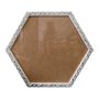 Moldura com Gravação de Folhagens Hexagonal para Quadros com Fundo MDF e Vidro - 2x1
