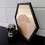 Moldura com Gravação de Folhagens Hexagonal para Quadros com Fundo MDF e Vidro - 2x1