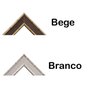 Moldura com Gravação de Bambu Hexagonal para Quadros com Fundo MDF e Vidro - 4,5x1,5