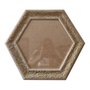 Moldura Provençal com Gravação Hexagonal para Quadros com Fundo MDF e Vidro - 6x1,5