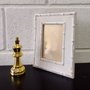 Moldura com Gravação de Bambu para Quadros e Fotos com Fundo MDF e PVC Antirreflexo - 4,5x1,5