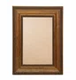 Moldura de Madeira Clássica com Detalhes Gravados para Quadros e Fotos com Fundo Mdf e Frente em PVC Antirreflexo - 3,2x1,5
