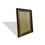 Moldura Dourada com Gravação para Quadros com Fundo MDF e PVC Antirreflexo - 4x2,5