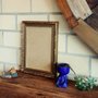 Moldura Dourada com Gravação para Quadros com Fundo MDF e PVC Antirreflexo - 4x2,5