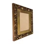 Moldura Efeito Escovado Fino e Gravação de Curvas Fluidas para Quadros e Fotos com Fundo Mdf - 7,1x2,8