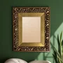 Moldura Efeito Escovado Fino e Gravação de Curvas Fluidas para Quadros e Fotos com Fundo Mdf e Frente em PVC Antirreflexo - 7,1x2,8