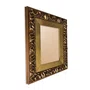 Moldura Efeito Escovado Fino e Gravação de Curvas Fluidas para Quadros e Fotos com Fundo Mdf e Frente em PVC Antirreflexo - 7,1x2,8
