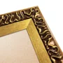 Moldura Efeito Escovado Fino e Gravação de Curvas Fluidas para Quadros e Fotos com Fundo Mdf e Frente em PVC Antirreflexo - 7,1x2,8