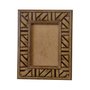 Moldura em Madeira Natural com Gravação para Quadros e Fotos com Fundo MDF - 4,5x1,2