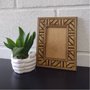 Moldura em Madeira Natural com Gravação para Quadros e Fotos com Fundo MDF - 4,5x1,2