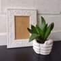 Moldura em Madeira Natural com Gravação para Quadros e Fotos com Fundo MDF - 4,5x1,2