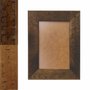 Moldura em Madeira Natural Gravada para Quadros e Fotos com Fundo MDF e PVC Antirreflexo - 3x1