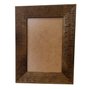 Moldura em Madeira Natural Gravada para Quadros e Fotos com Fundo MDF e PVC Antirreflexo - 3x1