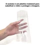 Moldura Estilo Renascentista com Perfil Interno Liso Chanfrado e Externo com Gravação Ornamental Efeito Metálico para Quadros e Fotos com Fundo Mdf e Acetato - 9,2x2,7