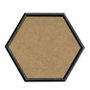 Moldura Hexagonal Abaulada Lisa Revestida para Quadros com Fundo Mdf - 2x3