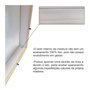 Moldura Hexagonal Caixa Alta com Vidro para Quadros Quilling e Scrapbook Mais Fundo em Mdf com Suporte - 1,5x4,5