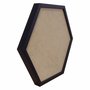 Moldura Hexagonal Caixinha para Quadros com Fundo MDF - 1,5x3