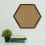 Moldura Hexagonal Caixinha para Quadros com Fundo MDF - 1,5x3