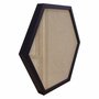 Moldura Hexagonal Caixinha para Quadros com Fundo MDF e Vidro - 1,5x3