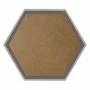 Moldura Hexagonal Chanfrada Inclinada para Quadros com Fundo MDF - 1,5x2