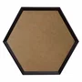 Moldura Hexagonal Chanfrada Inclinada para Quadros com Fundo MDF - 1,5x2