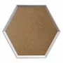 Moldura Hexagonal Chanfrada Inclinada para Quadros com Fundo MDF - 1,5x2