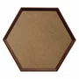 Moldura Hexagonal Chanfrada Inclinada para Quadros com Fundo MDF - 1,5x2