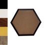 Moldura Hexagonal Chanfrada Inclinada para Quadros com Fundo MDF e PVC Antirreflexo - 1,5x2