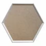 Moldura Hexagonal Chanfrada Inclinada para Quadros com Fundo MDF e PVC Antirreflexo - 1,5x2