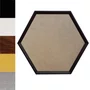 Moldura Hexagonal Chanfrada Inclinada para Quadros com Fundo MDF e PVC Antirreflexo - 1,5x2