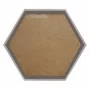 Moldura Hexagonal Chanfrada Inclinada para Quadros com Fundo MDF e Vidro - 1,5x2