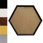 Moldura Hexagonal Chanfrada Inclinada para Quadros com Fundo MDF e Vidro - 1,5x2