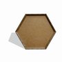 Moldura Hexagonal Chanfrada Inclinada para Quadros com Fundo MDF e Vidro - 1,5x2
