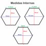 Moldura Hexagonal de Pinus Natural para Quadros com Fundo MDF e PVC Antirreflexo - 2,7x1,4