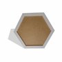 Moldura Hexagonal Lisa para Quadros Revestida com Fundo MDF - 2,8x1,5
