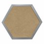 Moldura Hexagonal Lisa para Quadros Revestida com Fundo MDF - 2x1