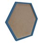 Moldura Hexagonal Lisa para Quadros Revestida com Fundo MDF - 2x1