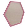 Moldura Hexagonal Lisa para Quadros Revestida com Fundo MDF - 2x1