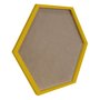 Moldura Hexagonal Lisa para Quadros Revestida com Fundo MDF - 2x1