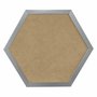 Moldura Hexagonal Lisa para Quadros Revestida com Fundo MDF e PVC Antirreflexo - 2x1