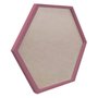 Moldura Hexagonal Lisa para Quadros Revestida com Fundo MDF e PVC Antirreflexo - 2x1