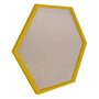 Moldura Hexagonal Lisa para Quadros Revestida com Fundo MDF e PVC Antirreflexo - 2x1