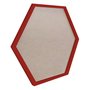 Moldura Hexagonal Lisa para Quadros Revestida com Fundo MDF e PVC Antirreflexo - 2x1
