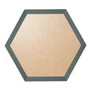 Moldura Hexagonal Lisa para Quadros Revestida com Fundo MDF e PVC Antirreflexo - 2x1
