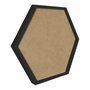 Moldura Hexagonal Lisa Revestida para Quadros com Fundo Mdf - 2x2