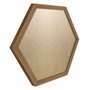 Moldura Hexagonal Lisa Revestida para Quadros com Fundo Mdf e PVC Antirreflexo - 2x2