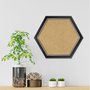 Moldura Hexagonal Micro Metalizada para Quadros com Fundo em MDF - 3,4x2,1