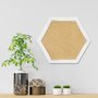 Moldura Hexagonal Micro Metalizada para Quadros com Fundo em MDF - 3,4x2,1