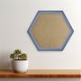 Moldura Hexagonal Micro Metalizada para Quadros com Fundo em MDF e PVC Antirreflexo - 3,4x2,1